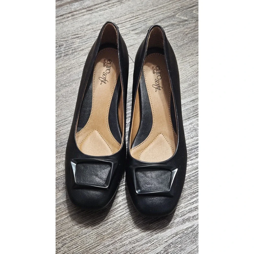 Euro soft By Sofft Size 8M Black Payge Pumps